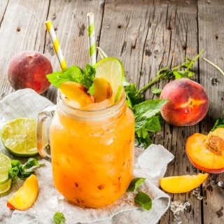 Pfirsich-Slushies