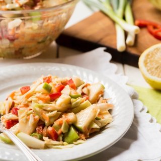 Spitzkohlsalat mit Apfel