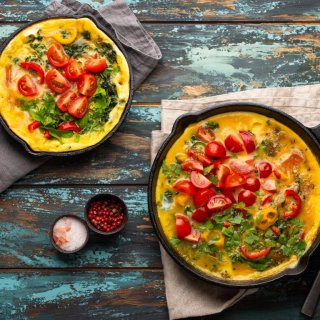Tomaten-Spinat-Frittata