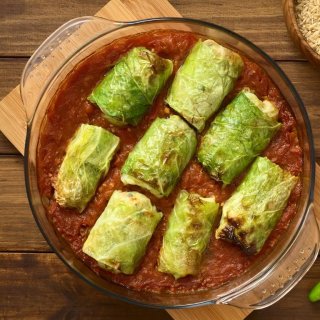 Wirsing-Rouladen vegetarisch