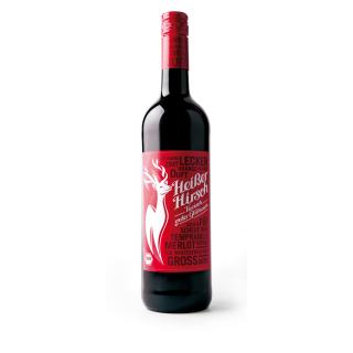 Roter Heißer Hirsch Glühwein