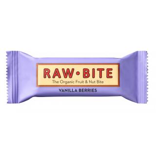 RAW BITE Vanilla Berries Riegel
