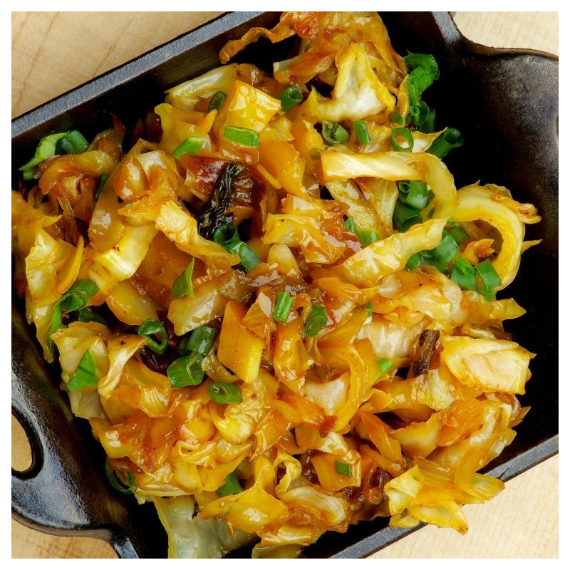 Chinakohl auf chinesische Art