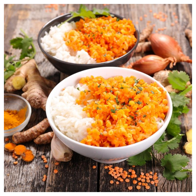 Hokkaido mit roten Linsen