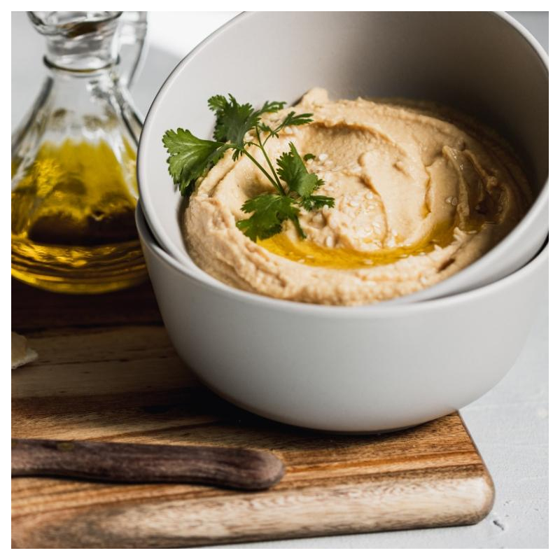 Hummus aus fränkischen Kichererbsen