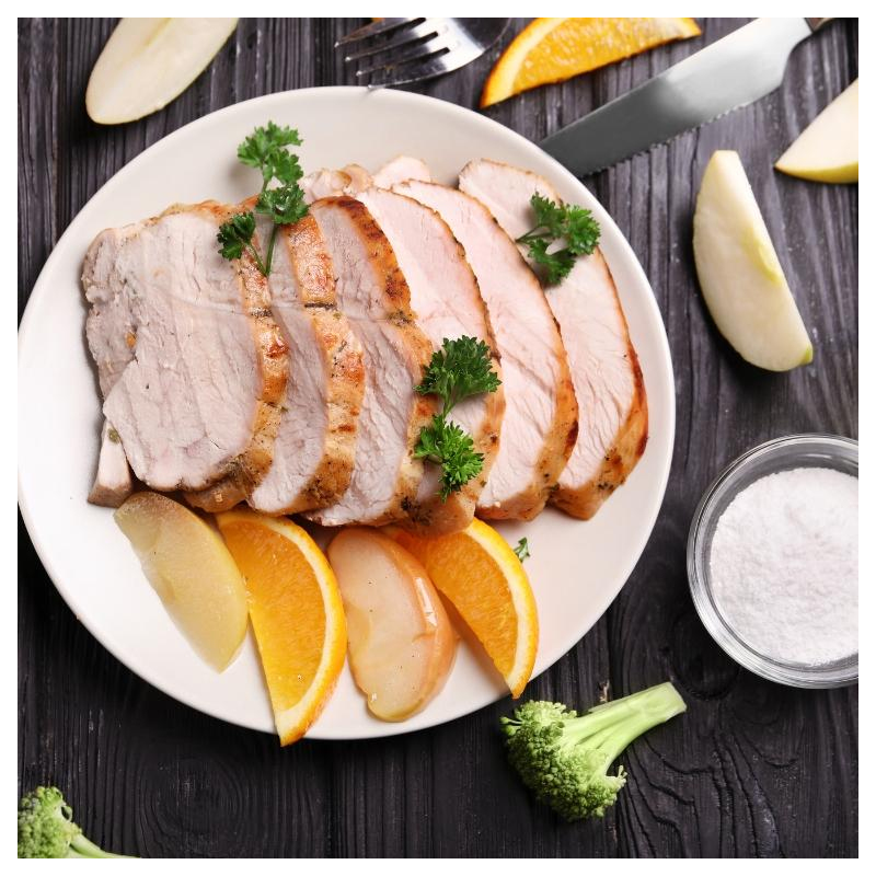 Putenbrust mit Meerrettichsoße