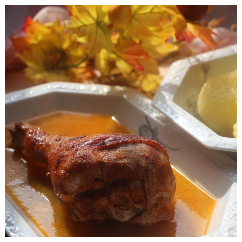 Putenunterkeulen mit Kloß