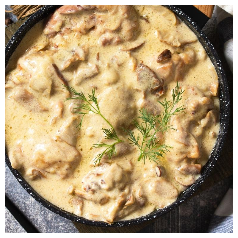 Topinambur mit pikanter Knoblauchsoße