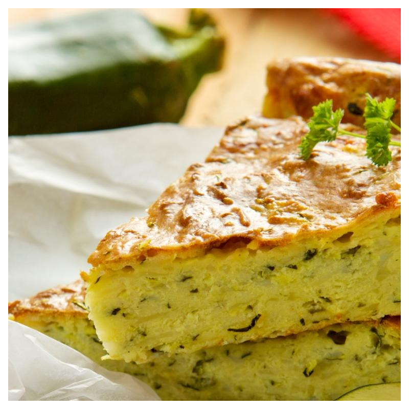 Zucchinikuchen mit Grieß