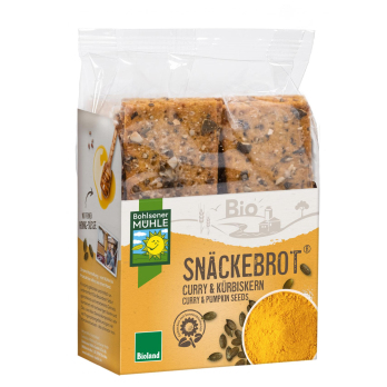 Snäckebrot Curry Kürbiskern