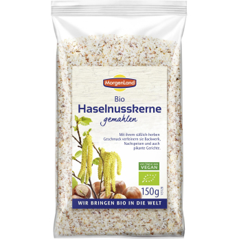 Haselnusskerne gemahlen