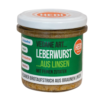 Leberwurst von Hedi vegan