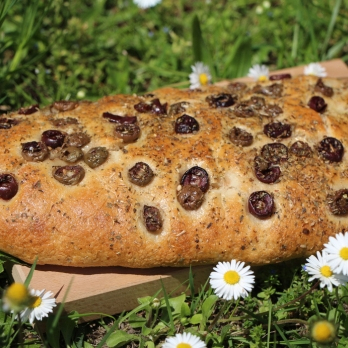 Oliven-Focaccia