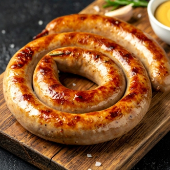 Puten-Bratwurstschnecke