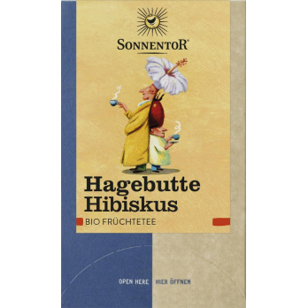 Hagebutte Hibiskus Früchtetee Sonnentor